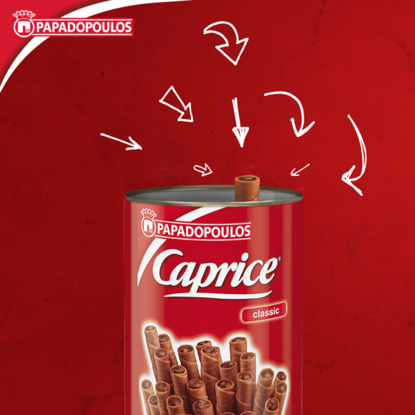 Papadopoulos Caprice Wafer Rolls (Vanilla)